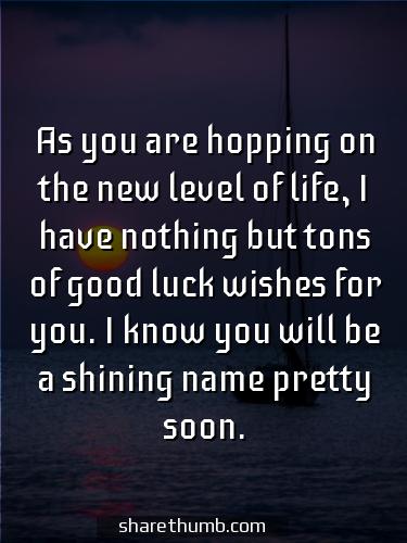 good luck wishes moving away